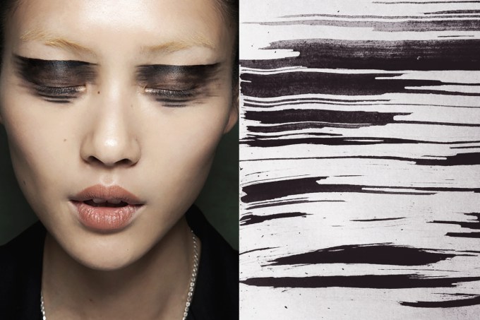 Makeup at Jean Paul Gaultier Fall 2010 | Artwork by ALICIA MARTIN