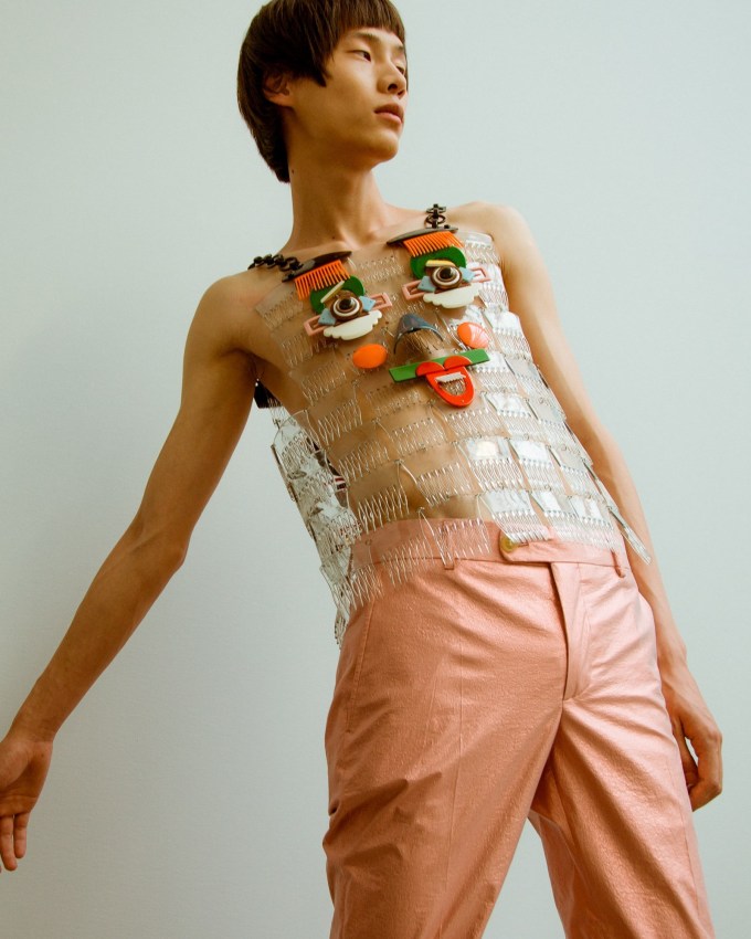 Backstage at Walter Van Beirendonck SS17