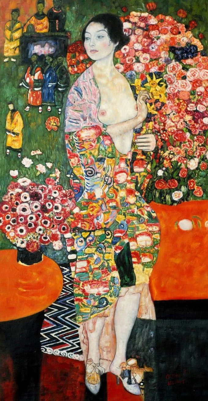 the dancer by gustave klimt